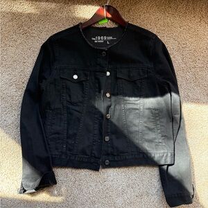 Classic Black Denim Jacket
